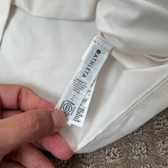 Women’s ATHLETA Shanti Scoop Top ivory size small - Picture 6 of 12